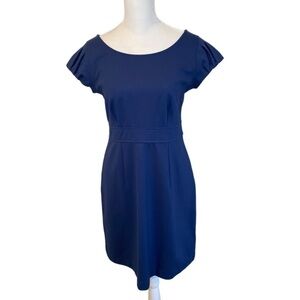 Banana Republic Navy Blue Sheath Short Sleeve Pencil Dress 2